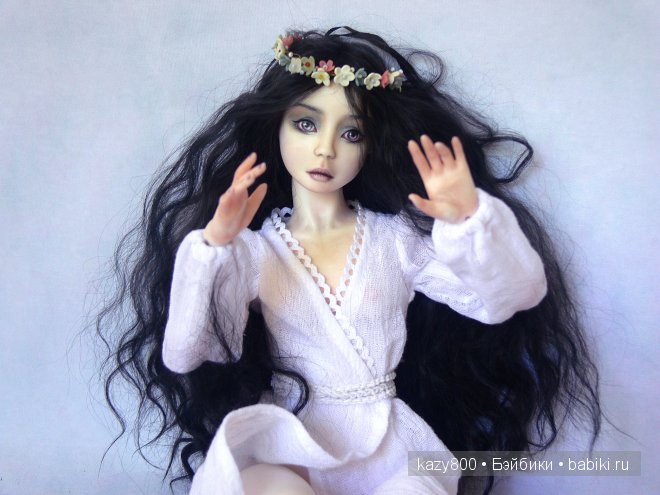 Панночка. По мотивам х/ф "Вий" 1967г. Авторская кукла Вороновой Виктории (фото 7)