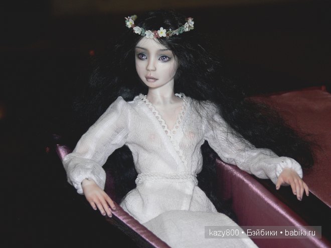 Панночка. По мотивам х/ф "Вий" 1967г. Авторская кукла Вороновой Виктории (фото 8)