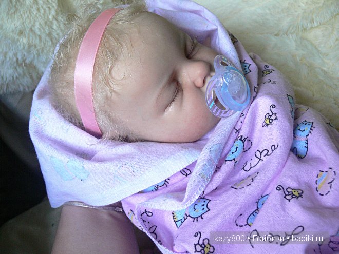 Тише. Не разбудите крошку! Куколка реборн Е.Коротковой "Natali-VO" (фото 2)
