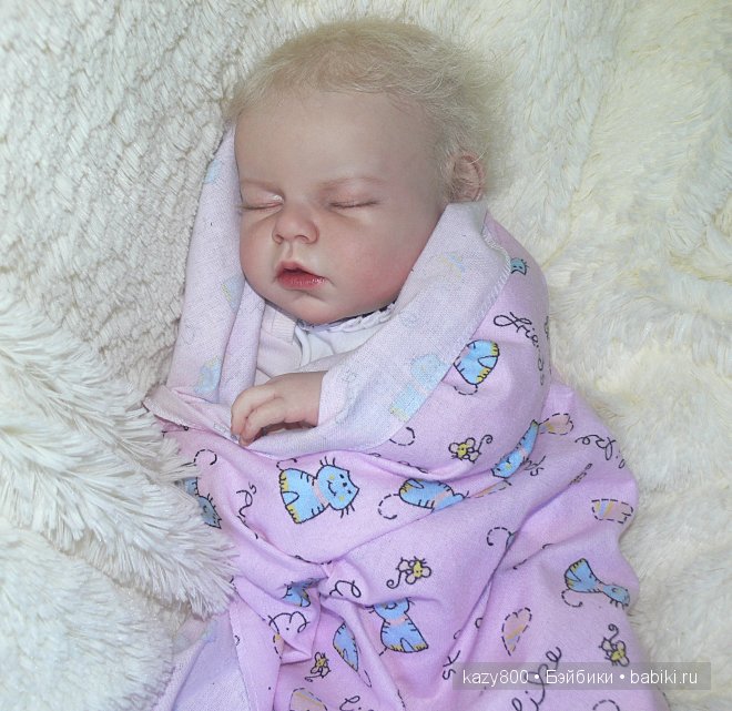 Тише. Не разбудите крошку! Куколка реборн Е.Коротковой "Natali-VO" (фото 4)