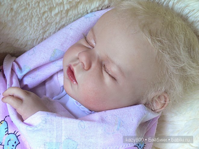 Тише. Не разбудите крошку! Куколка реборн Е.Коротковой "Natali-VO" (фото 3)