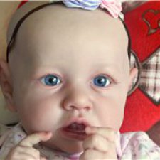 Лысёныш Saskia. Кукла реборн Елены Коротковой "Natali-VO"