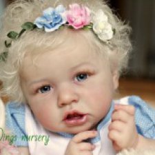 Нежный цветочек Saskia. Куклы реборн Елены Коротковой