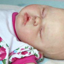 Сладкая сдобная плюшечка Эвелин. Кукла реборн Елены Коротковой