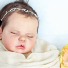 Evelyn еще раз, молд Cassie Ann Brace.Куклы реборн Елены Коротковой