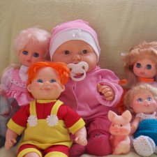 Мои куколки отечественного производства - "веснушки" и "огоньки"