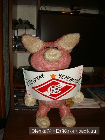 Игрушки из сизаля и декупаж (фото 7)