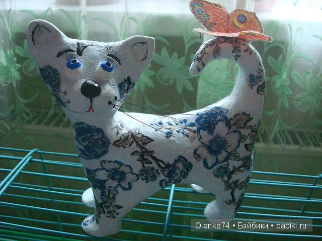 Игрушки из сизаля и декупаж