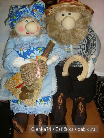 Мои поделочки. Домовята, обереги в русском стиле народных кукол (фото 8)