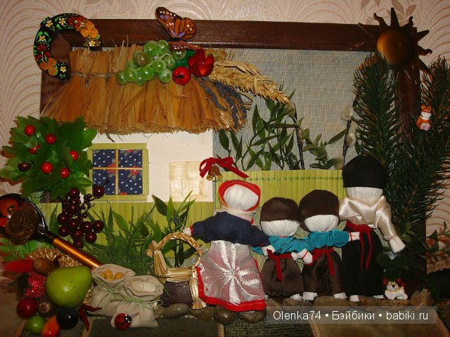 Домовята, обереги в русском стиле народных кукол