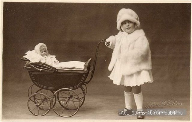 Старинные фото антикварными куклами