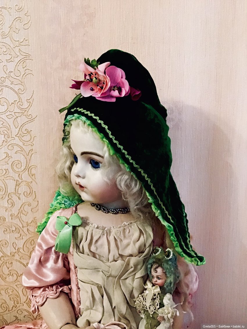 Мудрость сказки « Принц- лягушонок». Мой новый изумрудный бонет (фото 6)