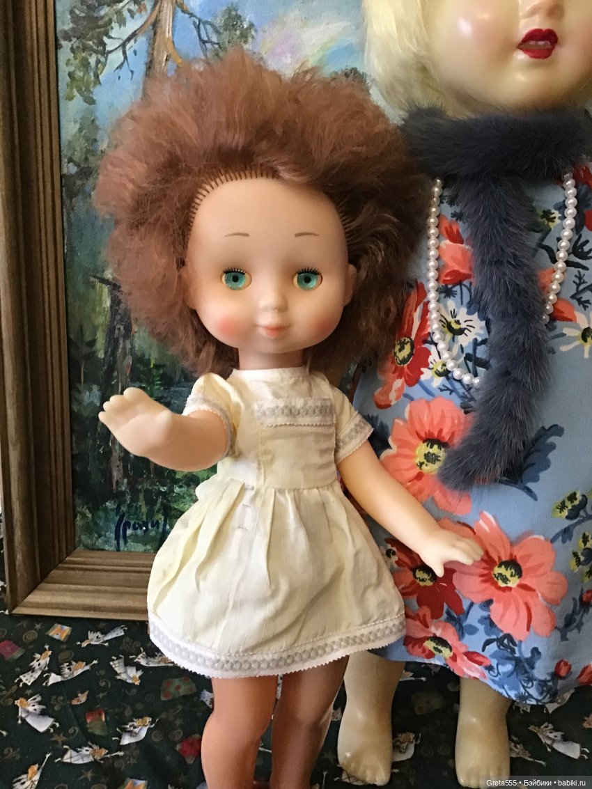 Белокожая красотка Маня советской эпохи . Моя поздняя кукольная любовь