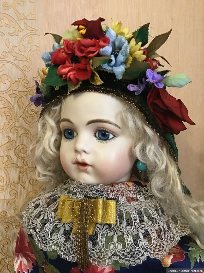 Маки среди зимы. Мой новый бонет "Флора" | Бэйбики Маки среди зимы. Мой новый бонет "Флора"