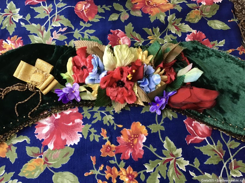 Маки среди зимы. Мой новый бонет "Флора" | Бэйбики Маки среди зимы. Мой новый бонет "Флора" (фото 3)