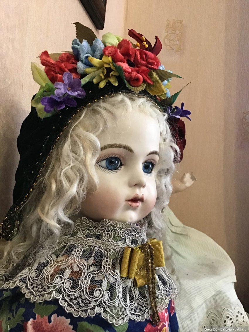 Маки среди зимы. Мой новый бонет "Флора" | Бэйбики Маки среди зимы. Мой новый бонет "Флора"