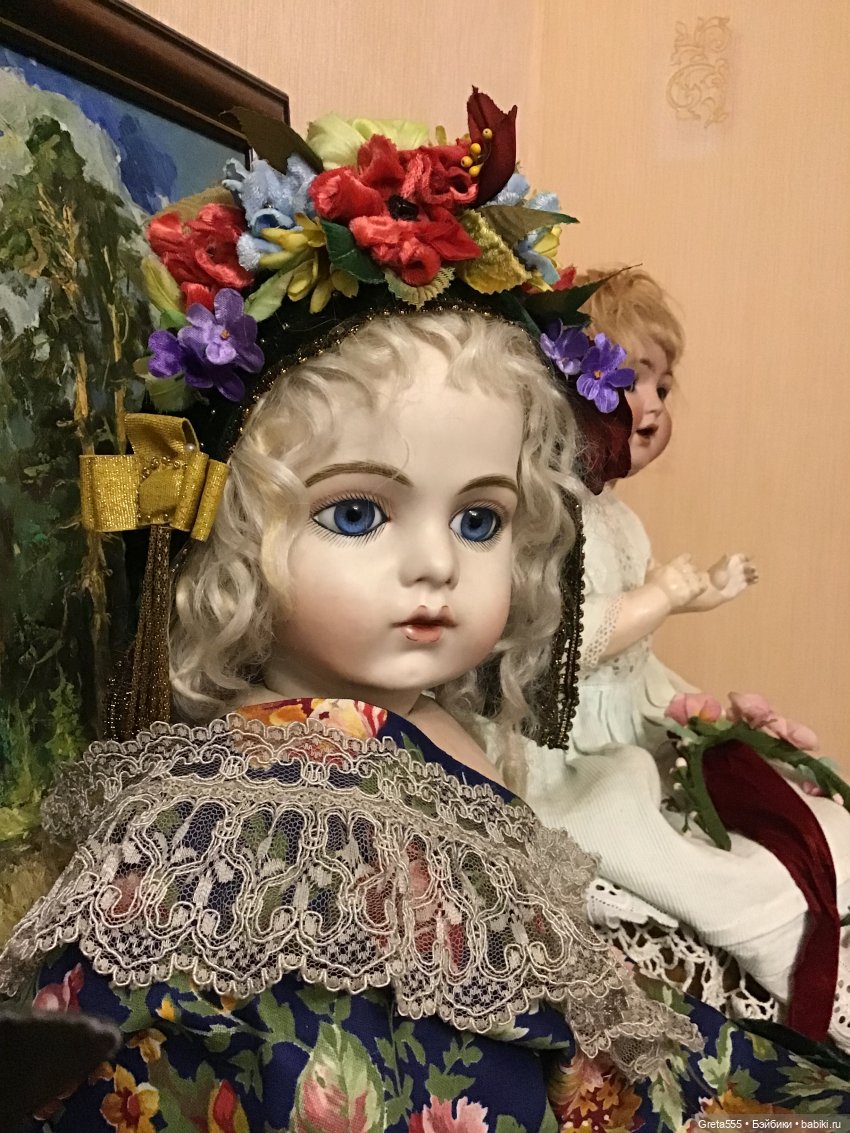 Маки среди зимы. Мой новый бонет "Флора" | Бэйбики Маки среди зимы. Мой новый бонет "Флора" (фото 8)