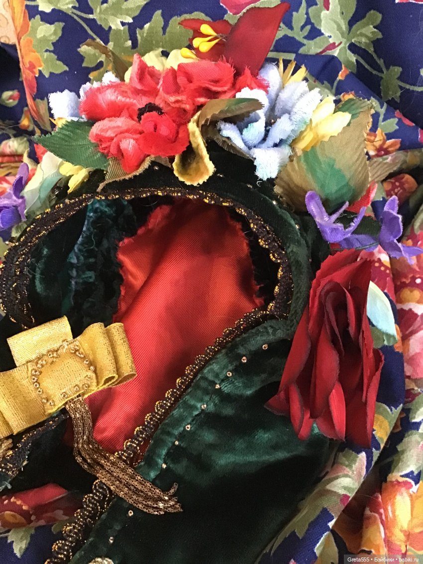 Маки среди зимы. Мой новый бонет "Флора" | Бэйбики Маки среди зимы. Мой новый бонет "Флора"