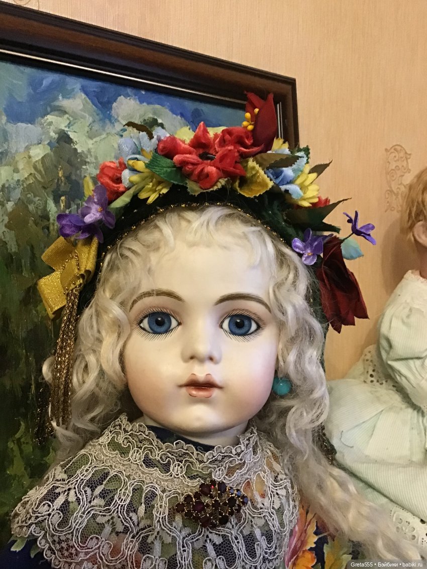 Маки среди зимы. Мой новый бонет "Флора" | Бэйбики Маки среди зимы. Мой новый бонет "Флора"