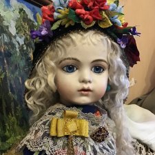 Маки среди зимы. Мой новый бонет "Флора"