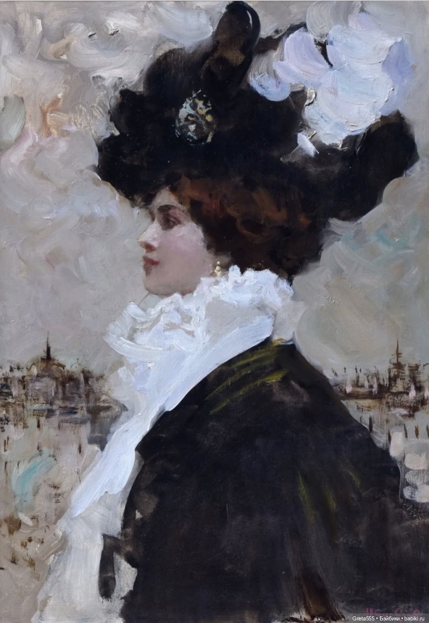 Роскошь чёрного .. бонет в викторианской стиле (фото 4)