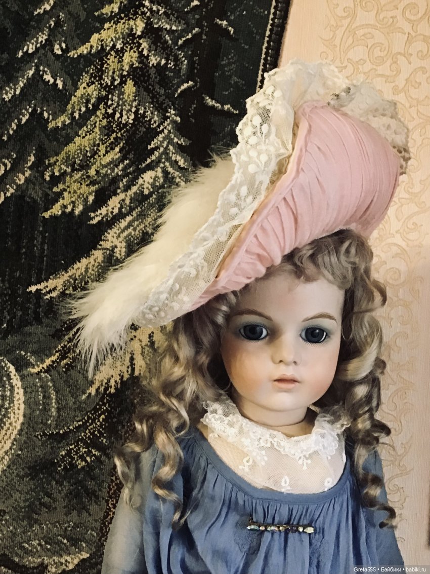 Моя новая работа - Бонет « Розовая примула , танцующая в облаках « (фото 10)