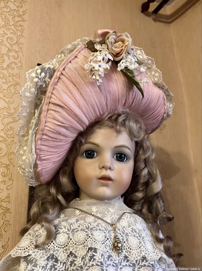 Моя новая работа - Бонет « Розовая примула , танцующая в облаках « (фото 7)