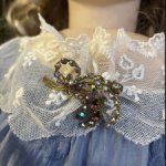 Волшебная брошь , кристаллы Борреаль , старая Чехия