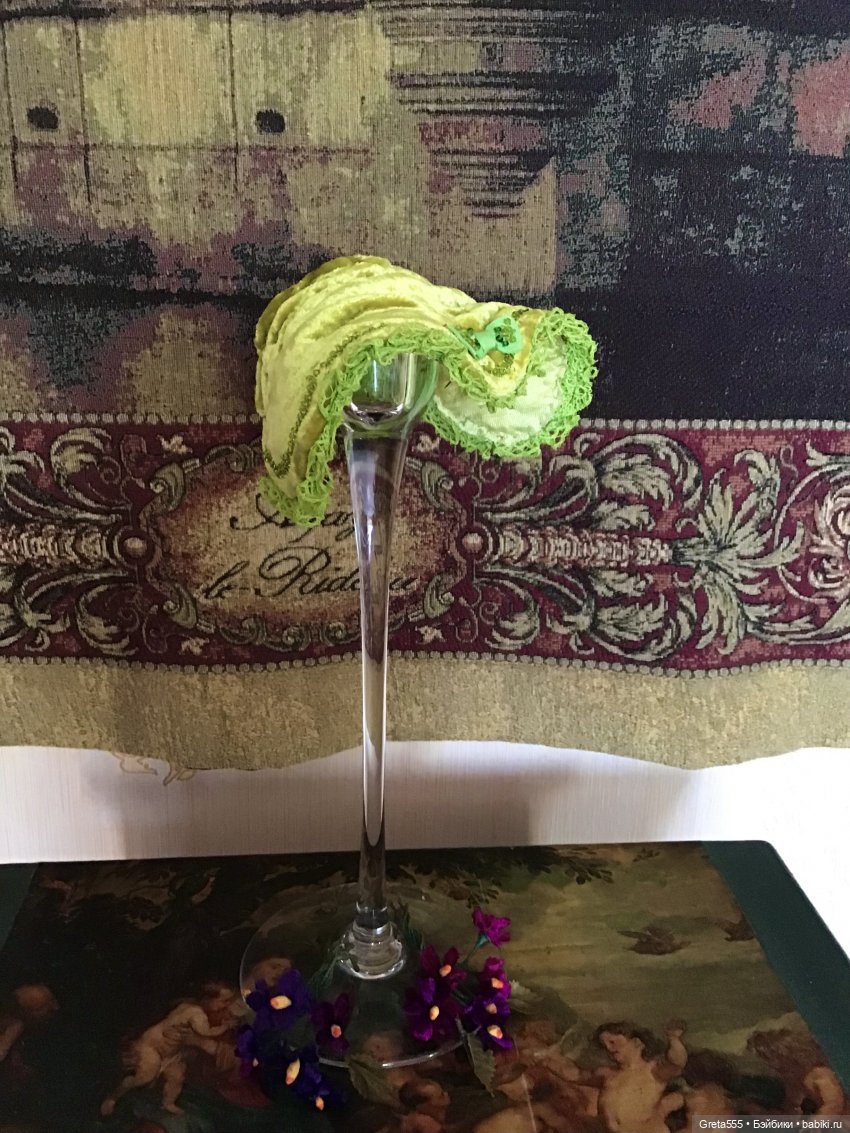 В преддверии весны : мой новый бонет в волшебном , обновляющем цвете « Шартрез «