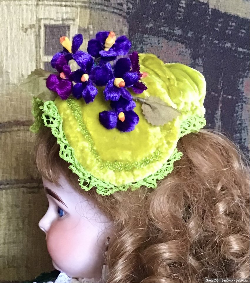 В преддверии весны : мой новый бонет в волшебном , обновляющем цвете « Шартрез «