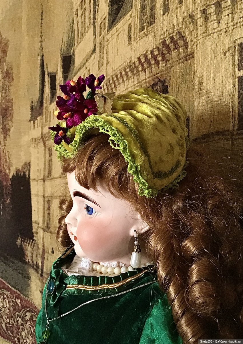 В преддверии весны : мой новый бонет в волшебном , обновляющем цвете « Шартрез «