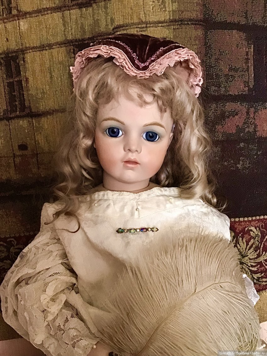 Моя новая работа , по выкройке « Мария Стюарт» , в мягких коричнево- розовых тонах (фото 2)