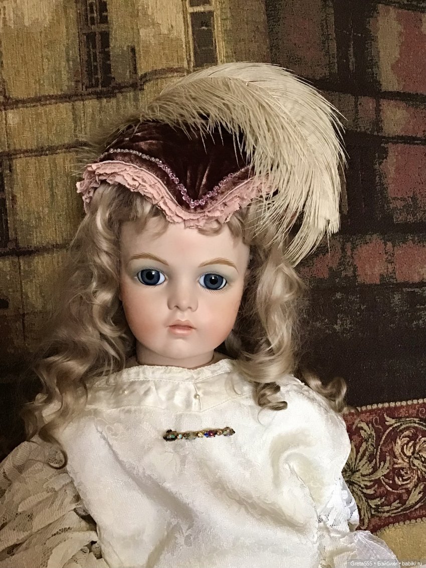 Моя новая работа , по выкройке « Мария Стюарт» , в мягких коричнево- розовых тонах (фото 3)