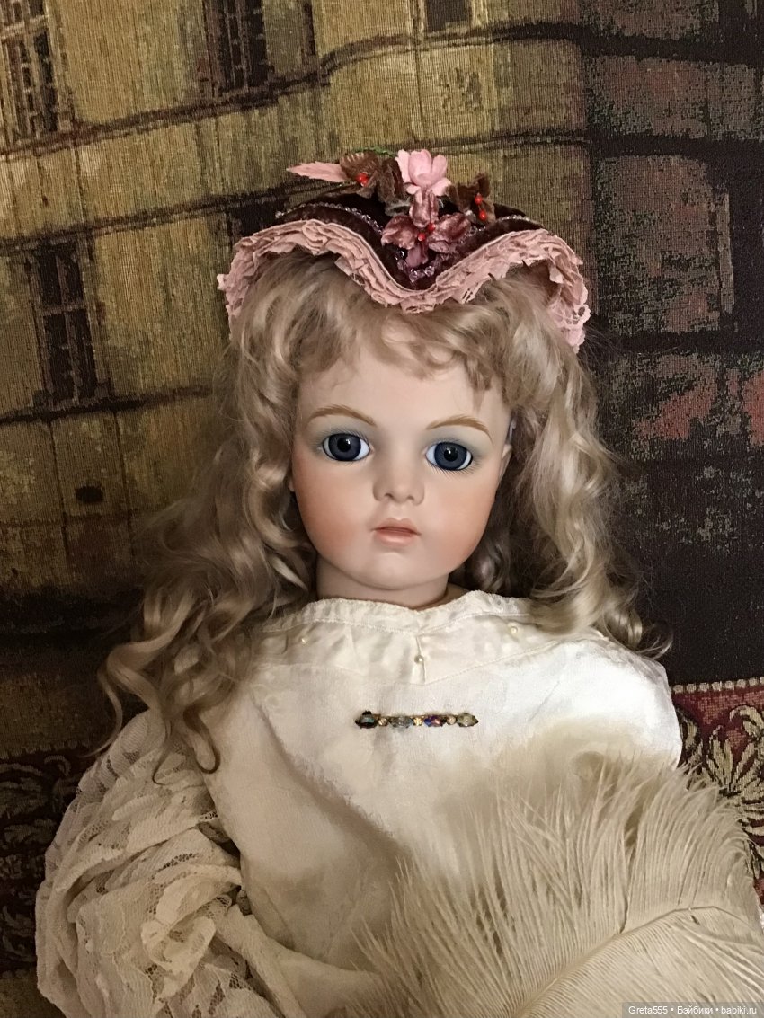 Моя новая работа , по выкройке « Мария Стюарт» , в мягких коричнево- розовых тонах (фото 6)