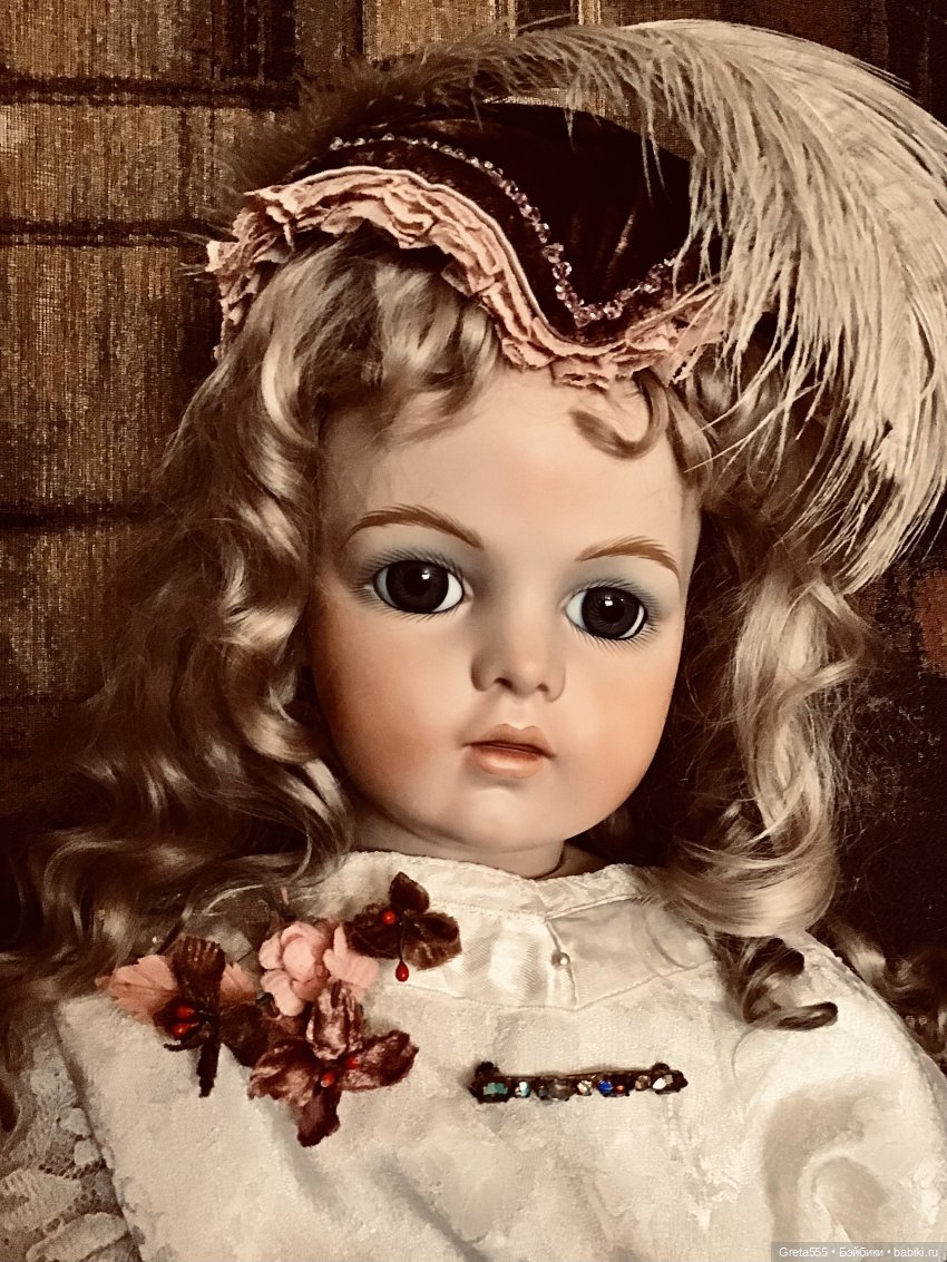 Моя новая работа , по выкройке « Мария Стюарт» , в мягких коричнево- розовых тонах (фото 10)