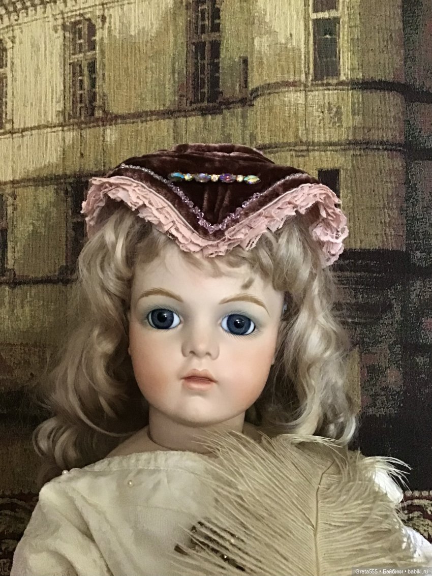 Моя новая работа , по выкройке « Мария Стюарт» , в мягких коричнево- розовых тонах (фото 5)