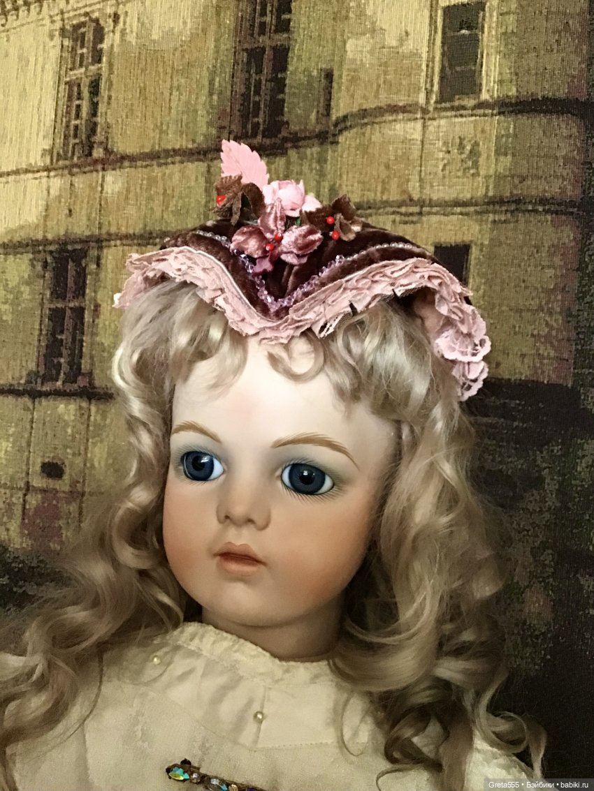 Моя новая работа , по выкройке « Мария Стюарт» , в мягких коричнево- розовых тонах (фото 8)