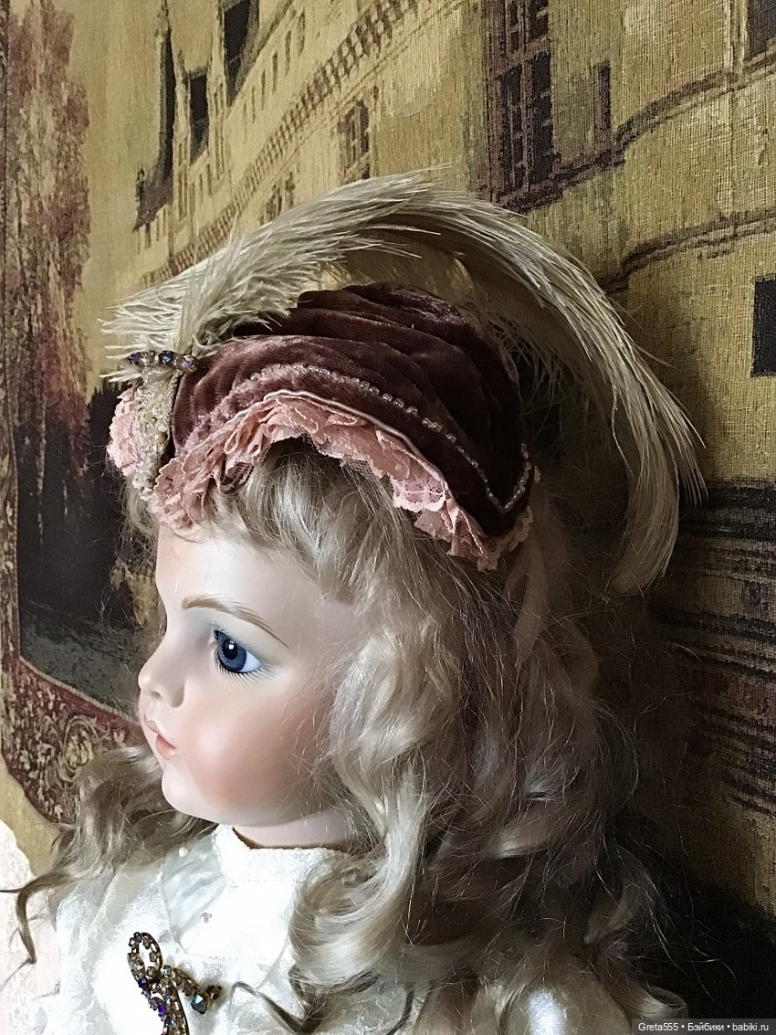 Моя новая работа , по выкройке « Мария Стюарт» , в мягких коричнево- розовых тонах (фото 4)