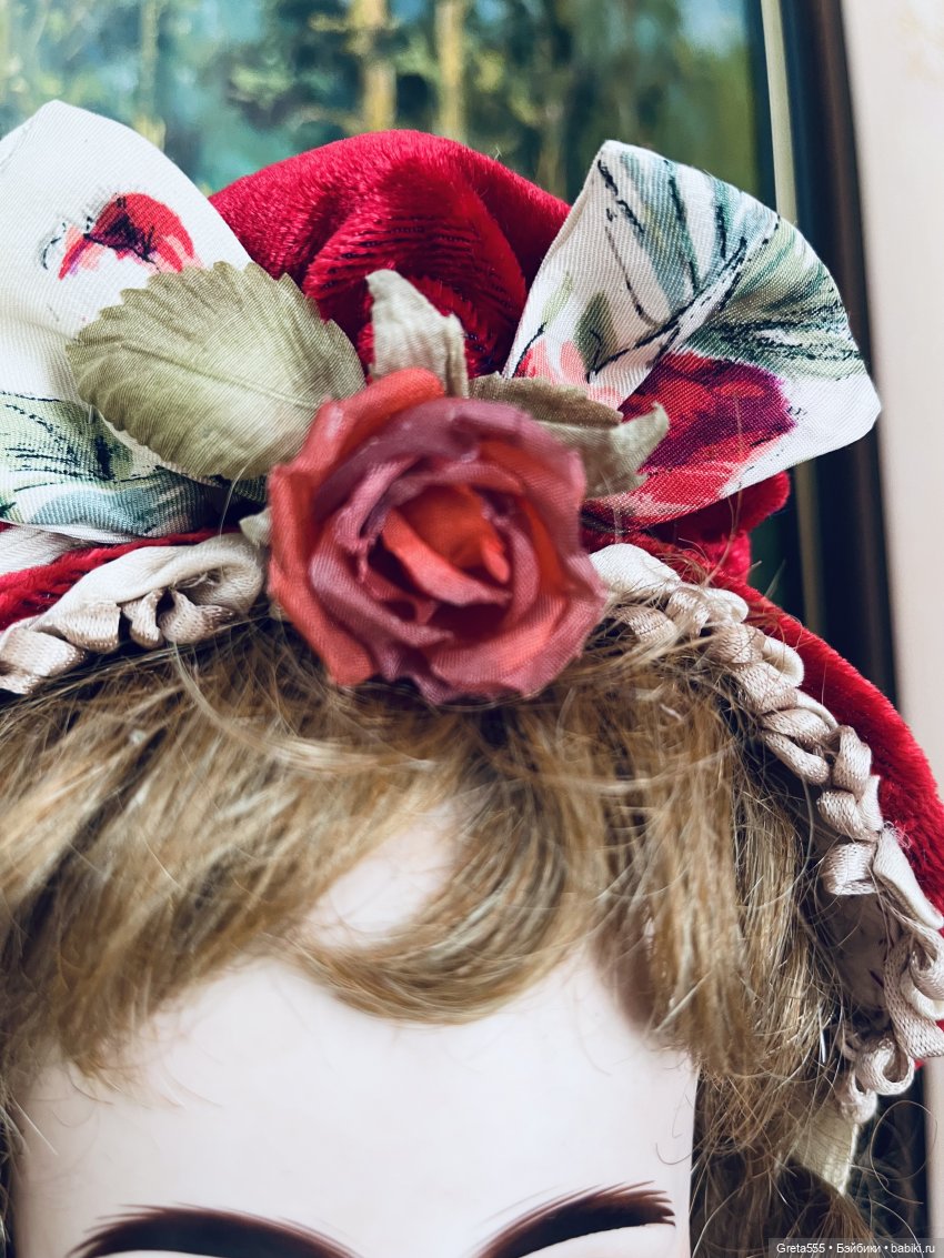 Бонет « Карминная Роза 🌹 « - всепобеждающая сила женственности