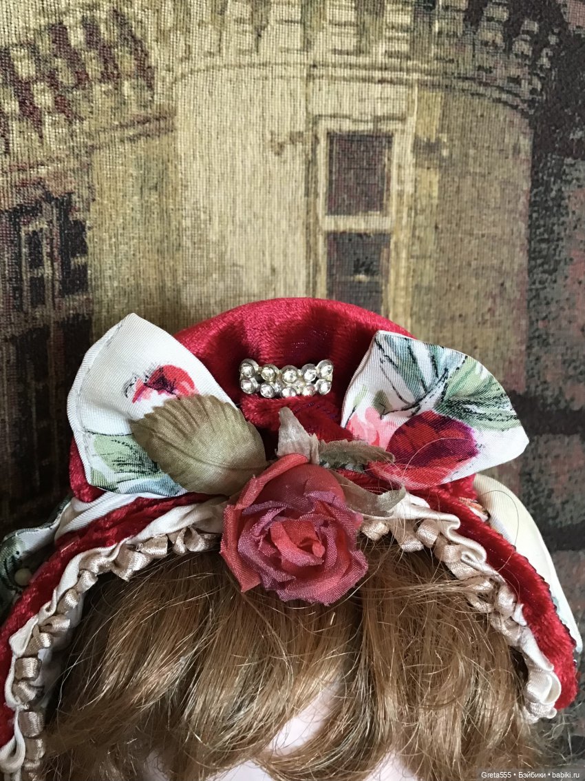 Бонет « Карминная Роза 🌹 « - всепобеждающая сила женственности