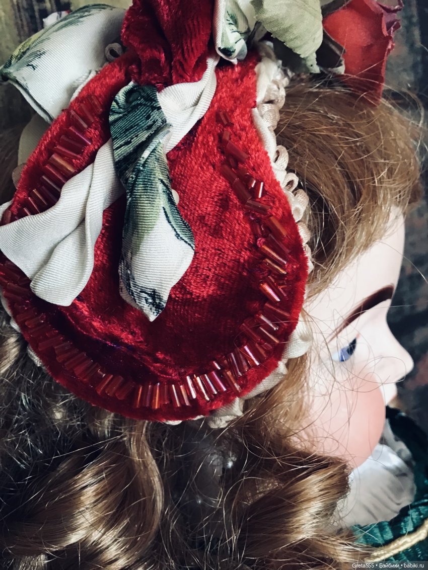 Бонет « Карминная Роза 🌹 « - всепобеждающая сила женственности