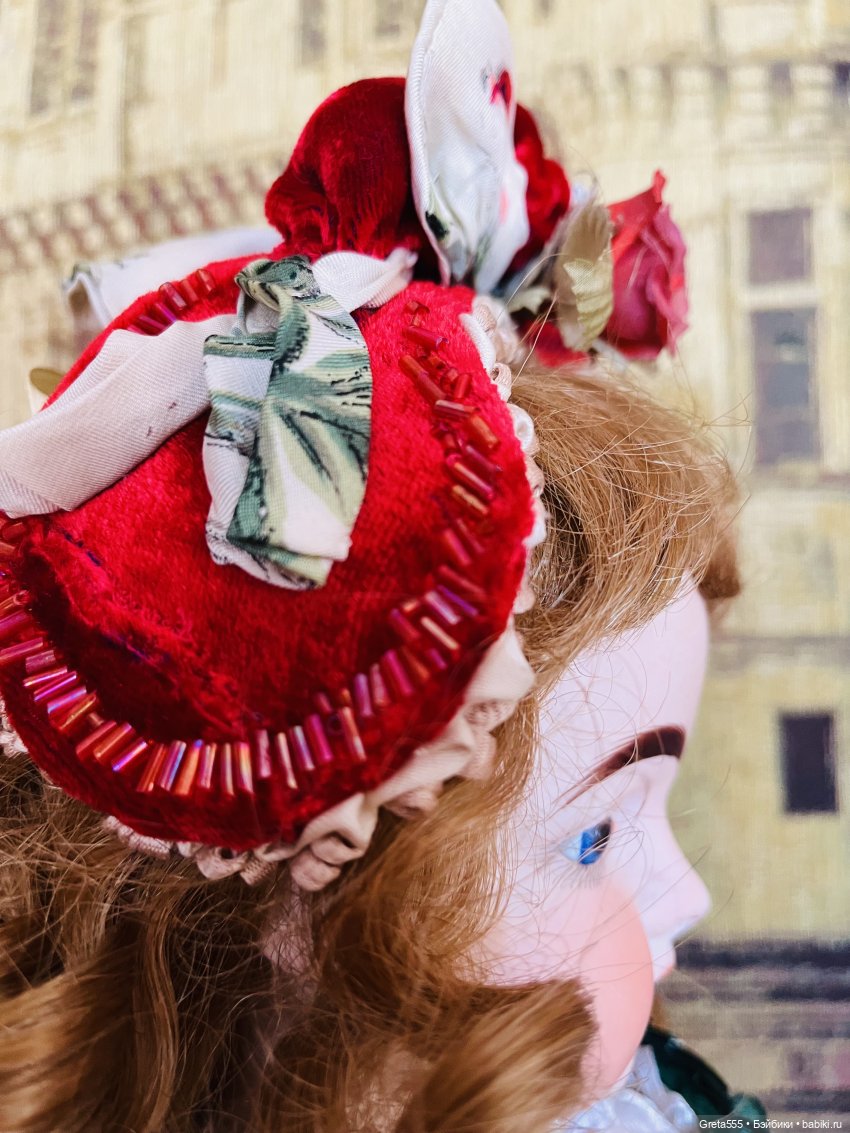 Бонет « Карминная Роза 🌹 « - всепобеждающая сила женственности