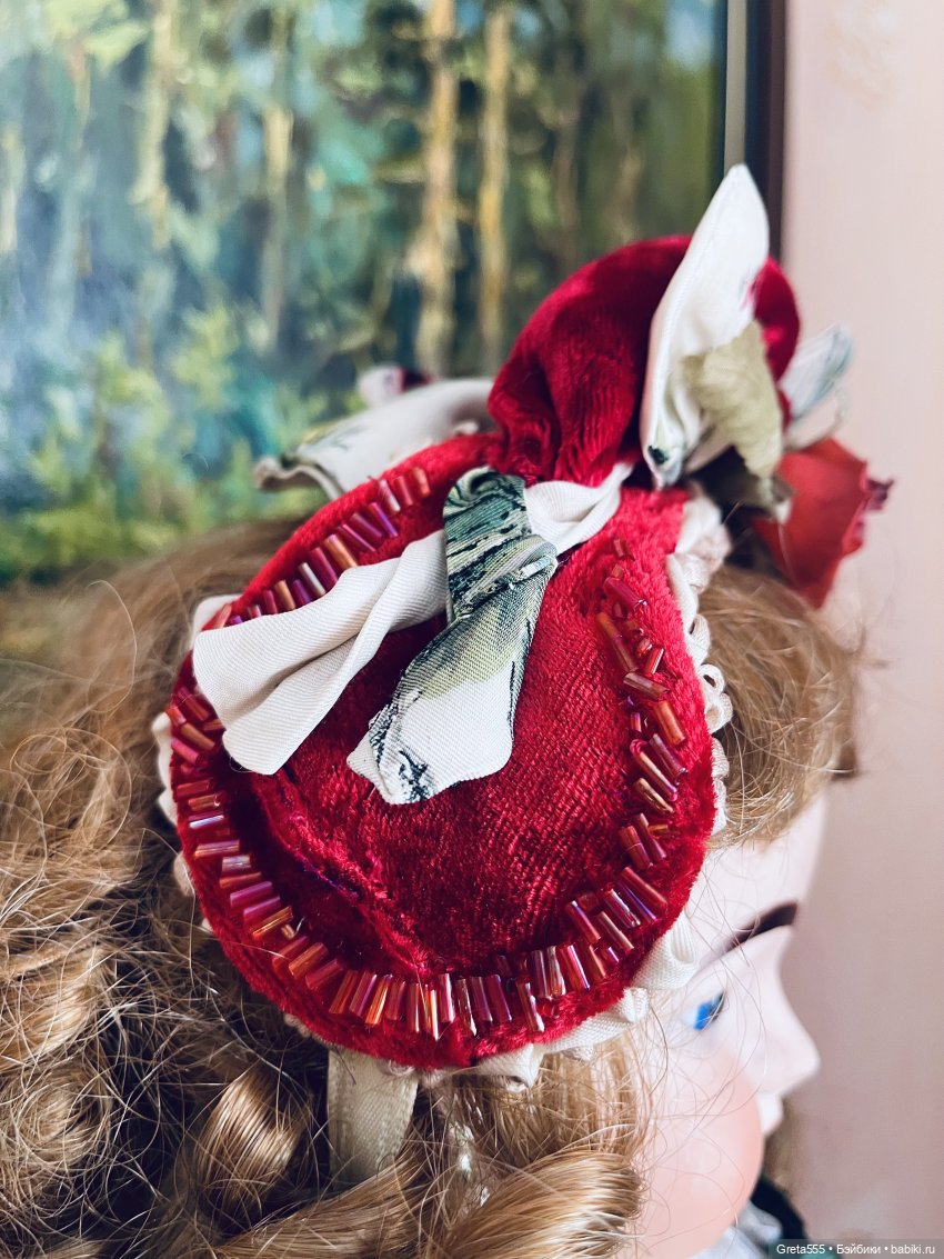 Бонет « Карминная Роза 🌹 « - всепобеждающая сила женственности