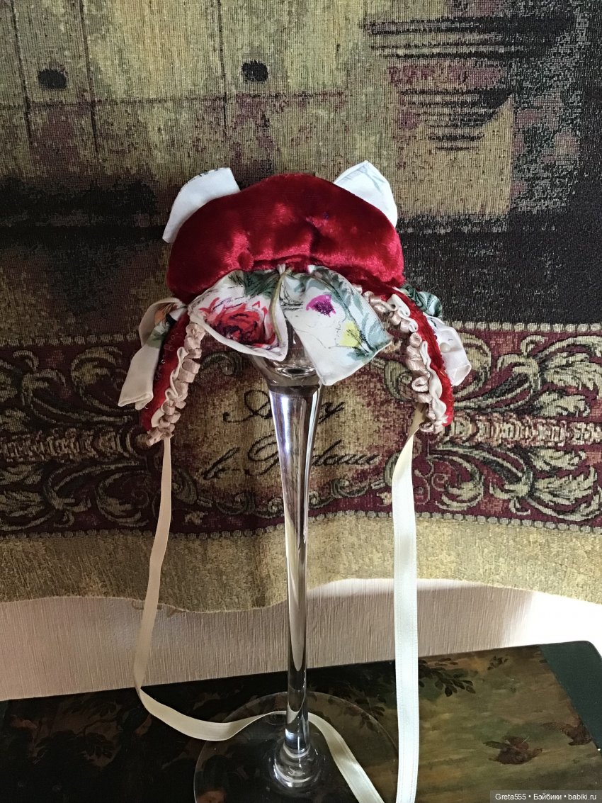 Бонет « Карминная Роза 🌹 « - всепобеждающая сила женственности