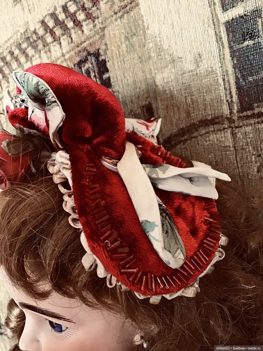 Бонет « Карминная Роза 🌹 « - всепобеждающая сила женственности