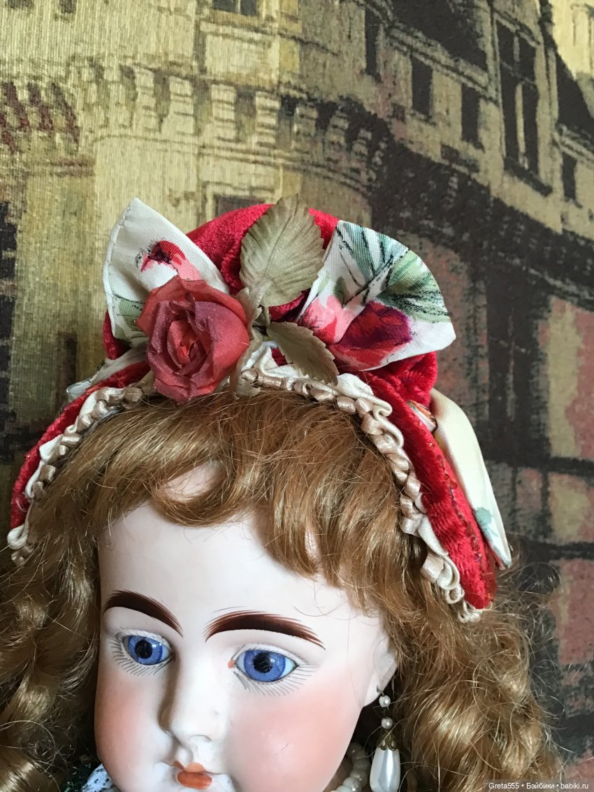 Бонет « Карминная Роза 🌹 « - всепобеждающая сила женственности