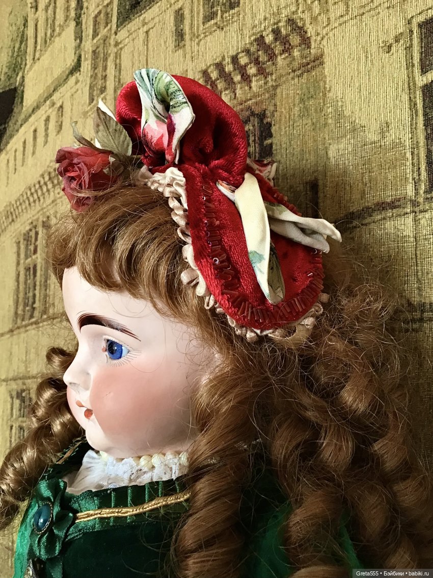 Бонет « Карминная Роза 🌹 « - всепобеждающая сила женственности