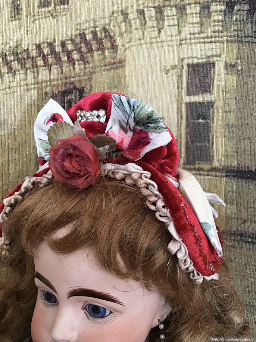 Бонет « Карминная Роза 🌹 « - всепобеждающая сила женственности