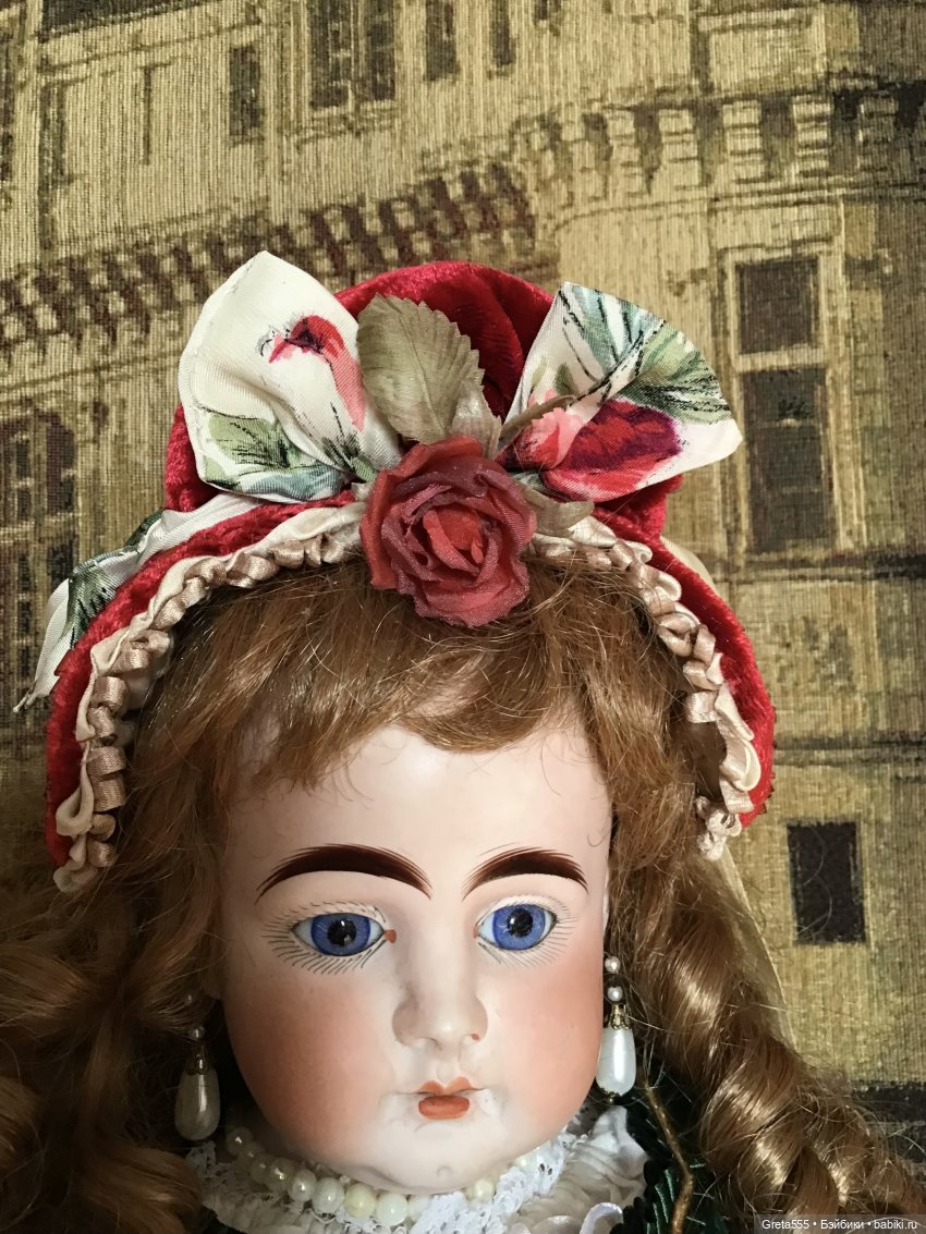 Бонет « Карминная Роза 🌹 « - всепобеждающая сила женственности (фото 10)