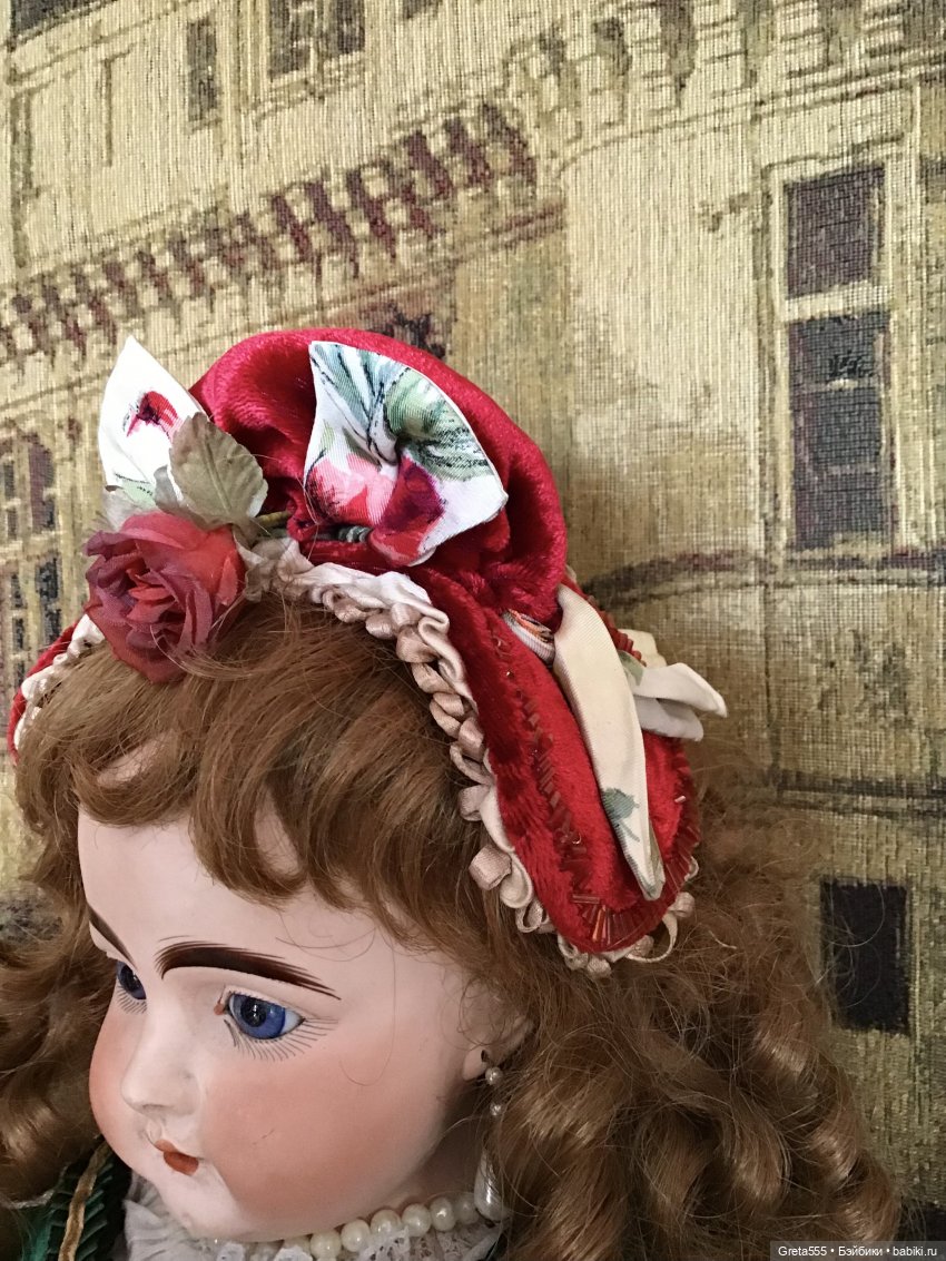 Бонет « Карминная Роза 🌹 « - всепобеждающая сила женственности